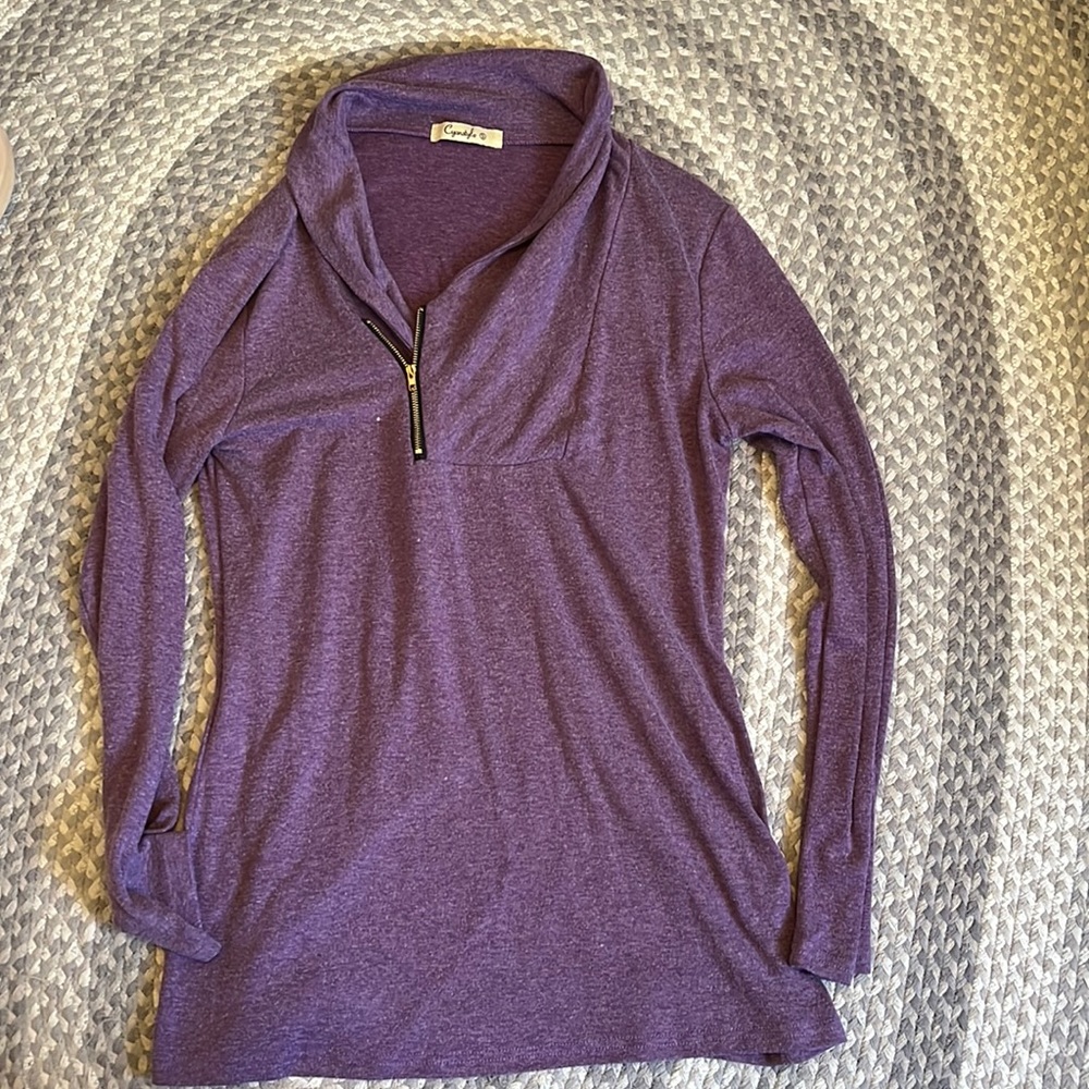 Purple sweater
